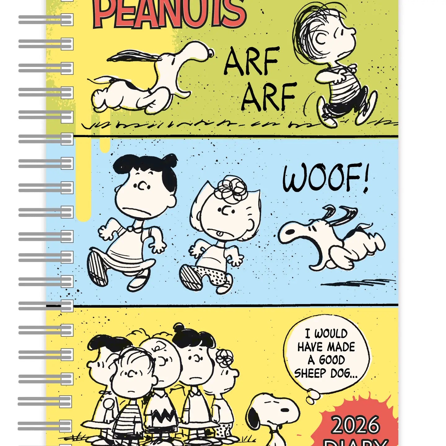 Peanuts A5 wiro 2026 diary  image 0