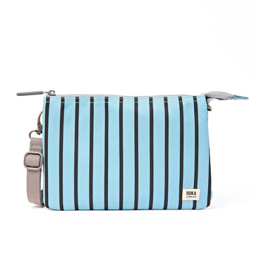 Carnaby crossbody bag in blue stripe