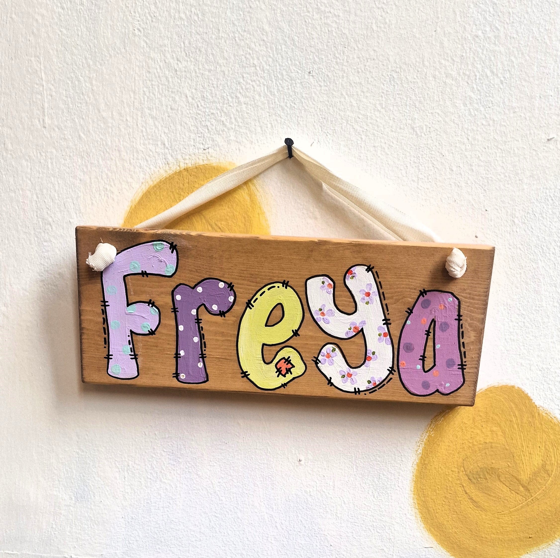 Hand painted name plaques  image 1