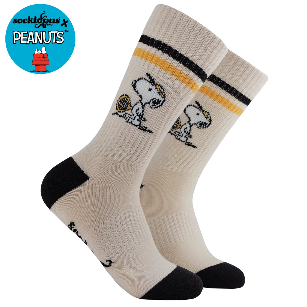 Tennis athletic socks snoopy