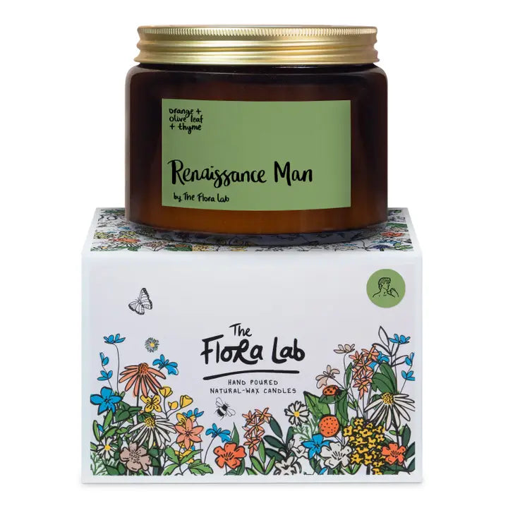 Floral lab renaissance man candle big  image 0