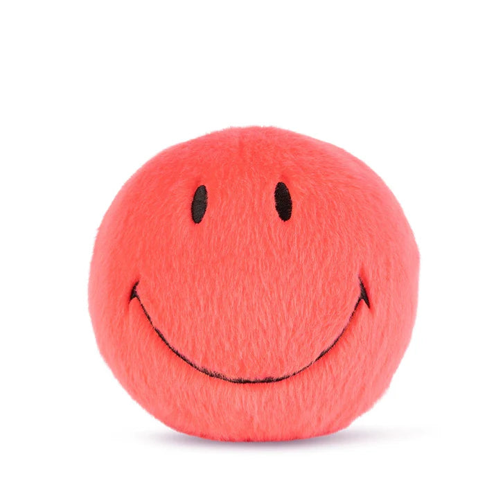 Smiley eco fuzz ball - coral