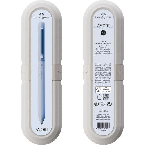 Faber castell avori ball point pen - blue