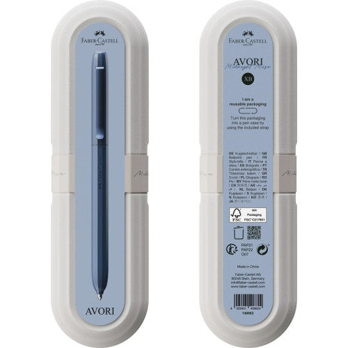 Faber castell avori ball point pen - navy blue