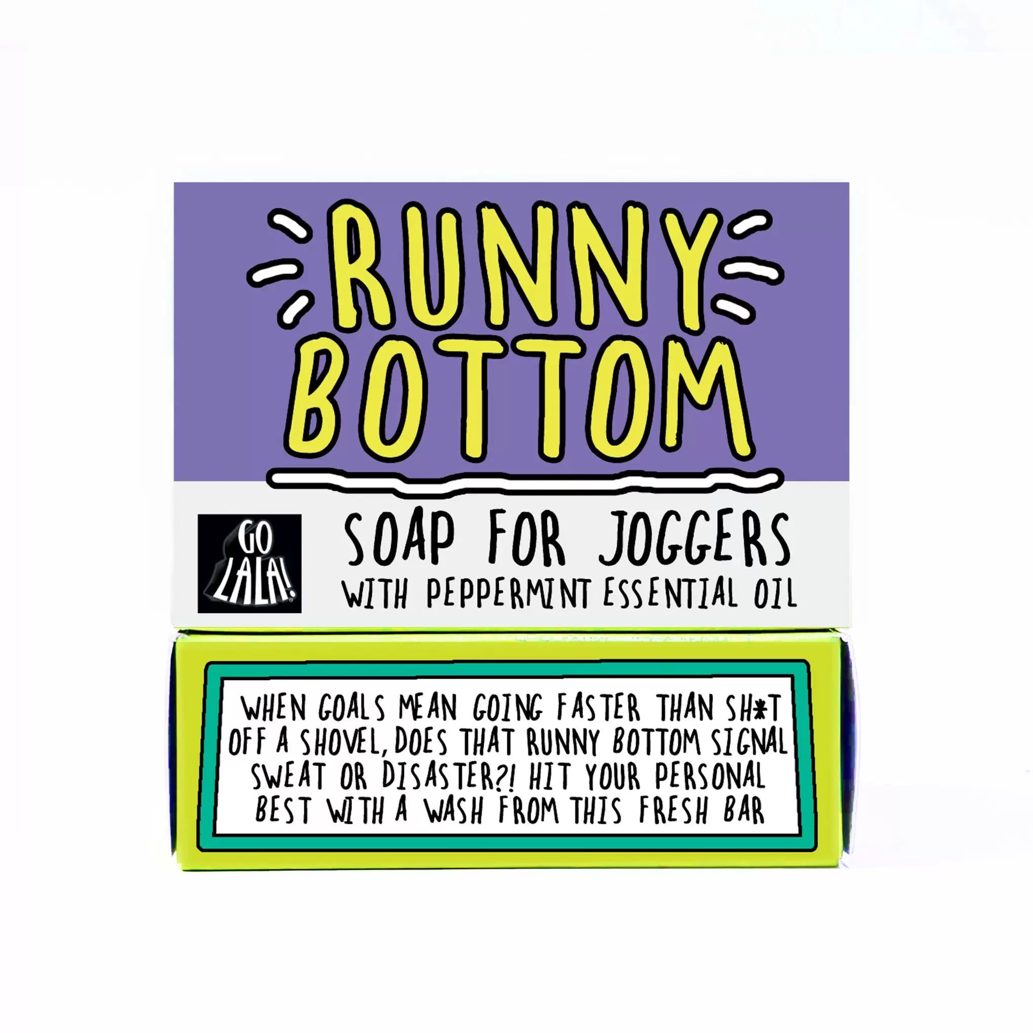 Runny bottom peppermint soap bar