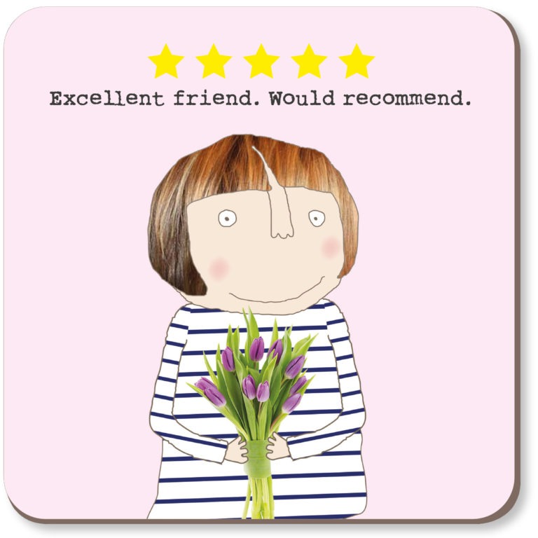 Excellent friend coaster image 0