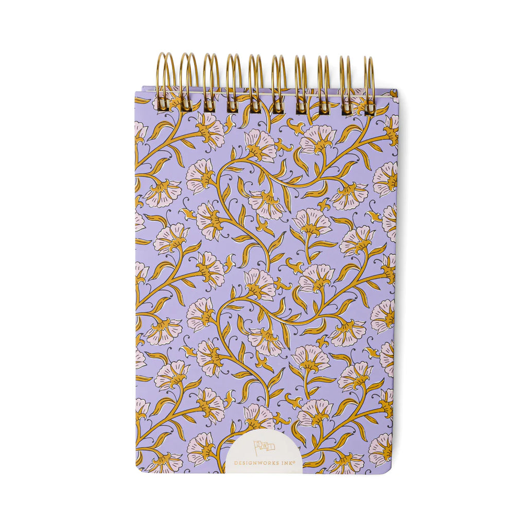 Large chunky notepad - purple vintage floral  image 2