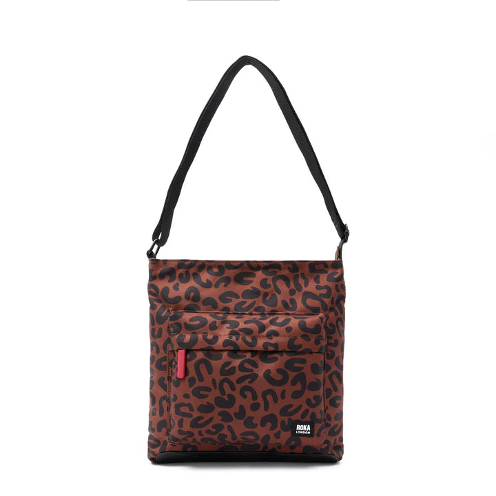 Kennington B scarlet leopard print recycled canvas