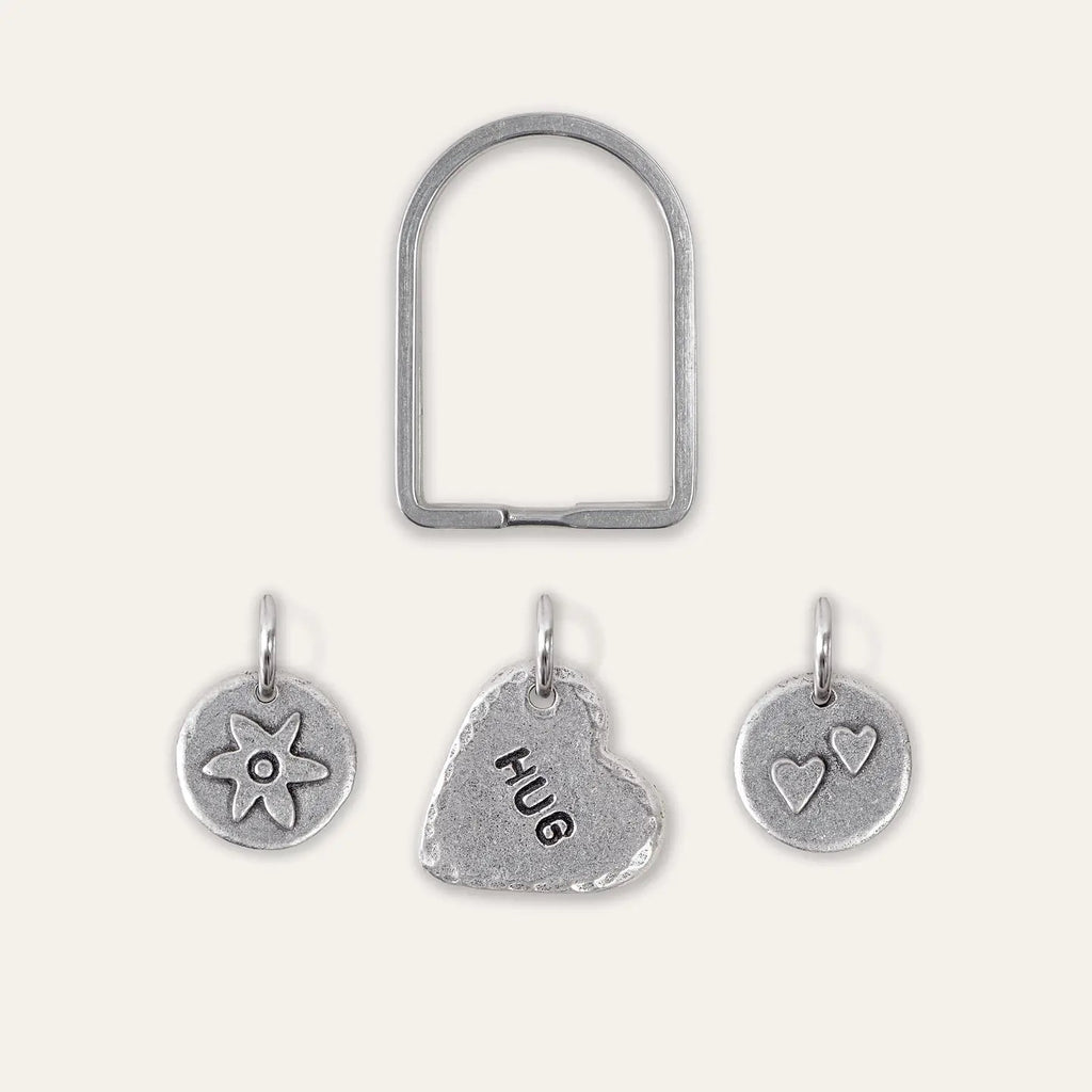 Mini hug charms key ring  image 1