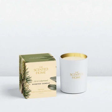 Fir & cedarwod scented candle  image 0