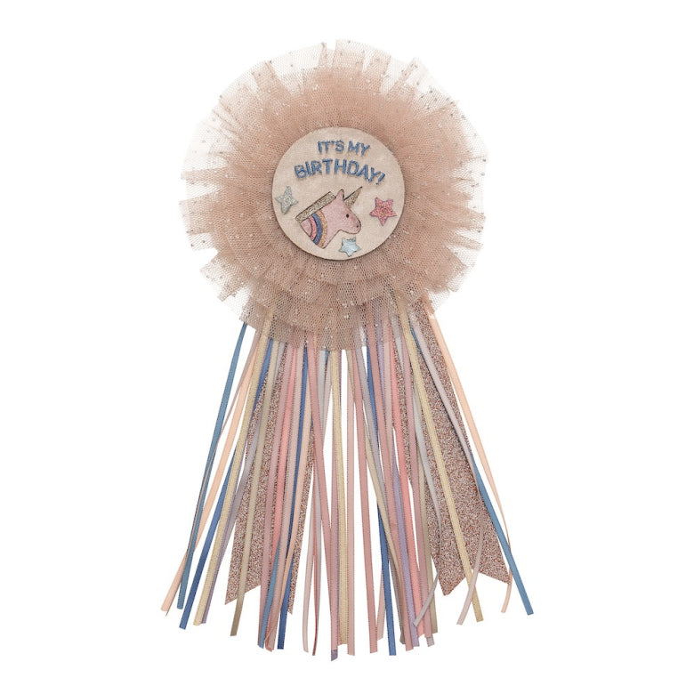 Unicorn birthday badge  image 0
