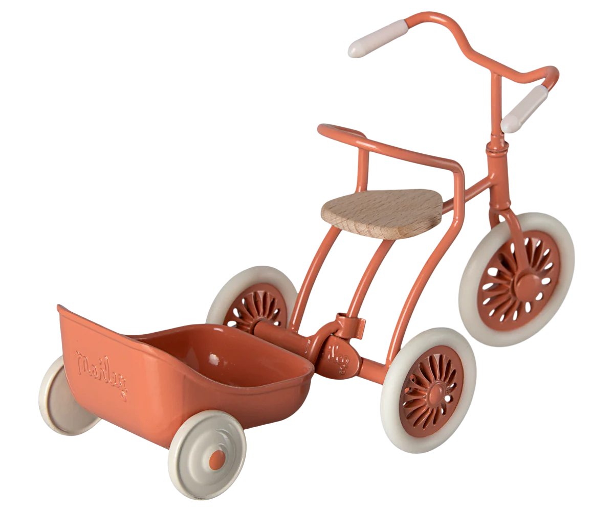 Tricycle hanger mouse - coral