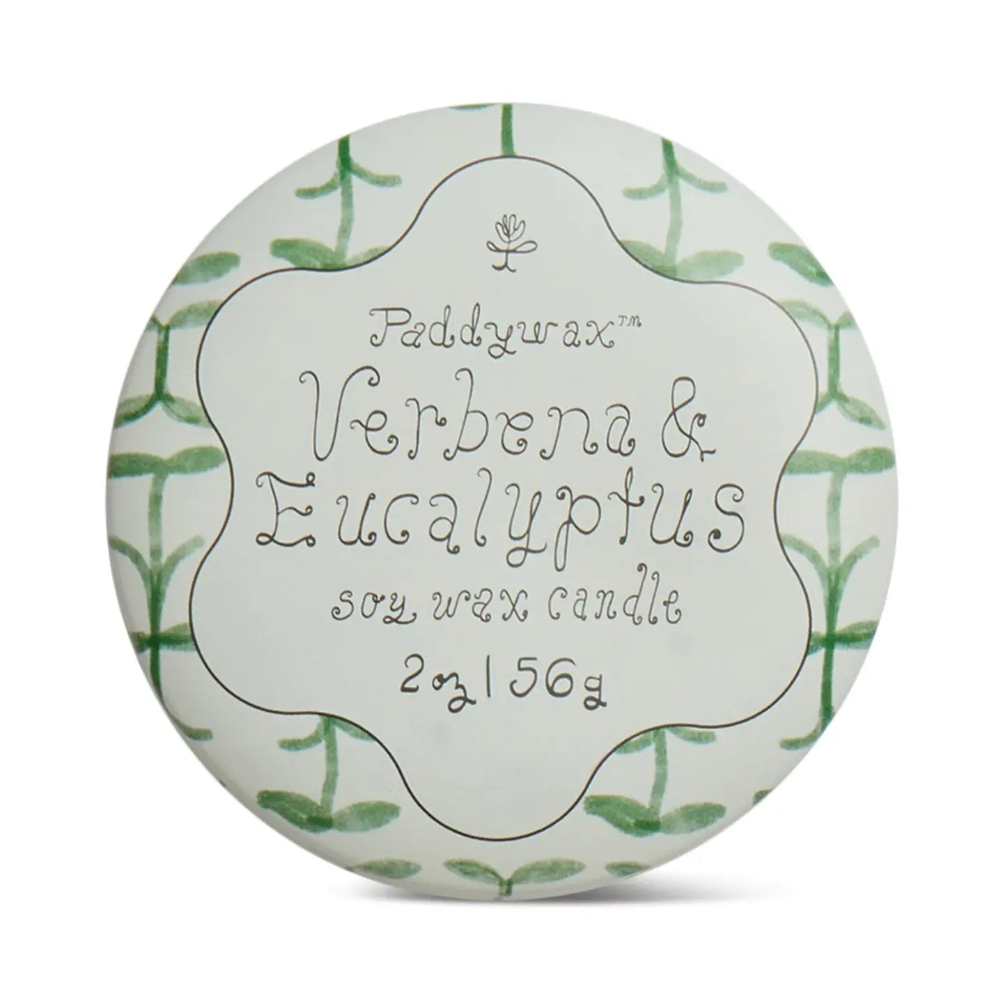 Paddywax Tulip Tin Candle - Verbena & Lemongrass