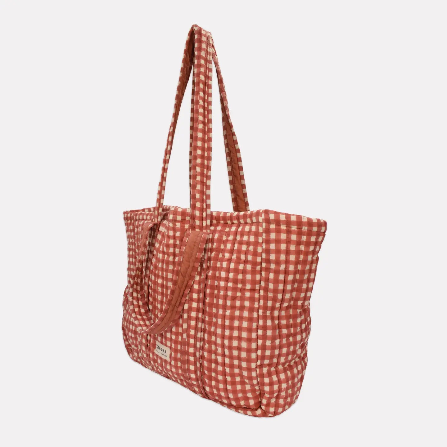 Yonder quilted carry all - gingham
