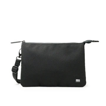 All black carnaby crossbody XL recycled canvas  image 0