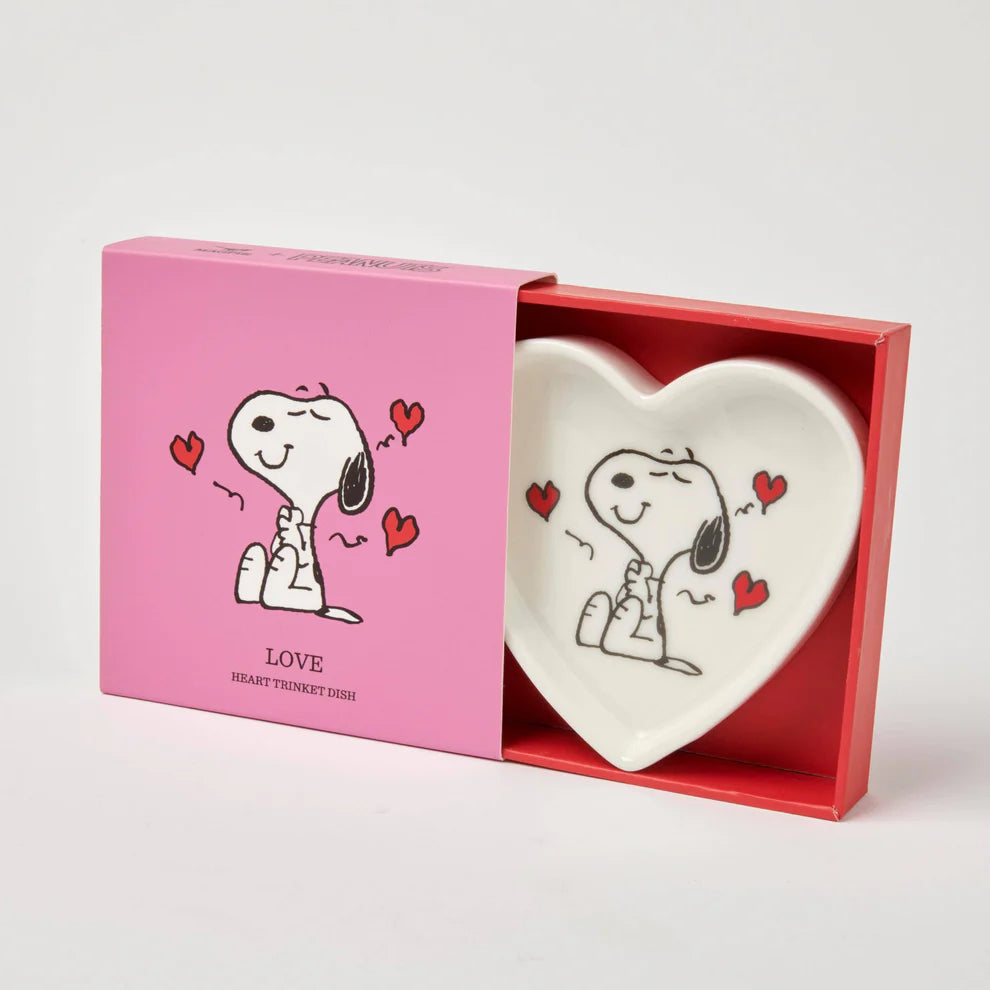 Peanuts Heart Shaped Trinket Dish - Love image 0