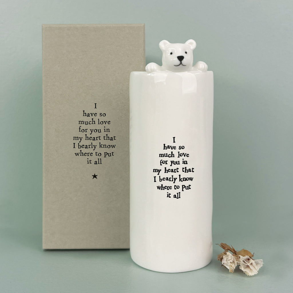 So much love bear vase  image 1