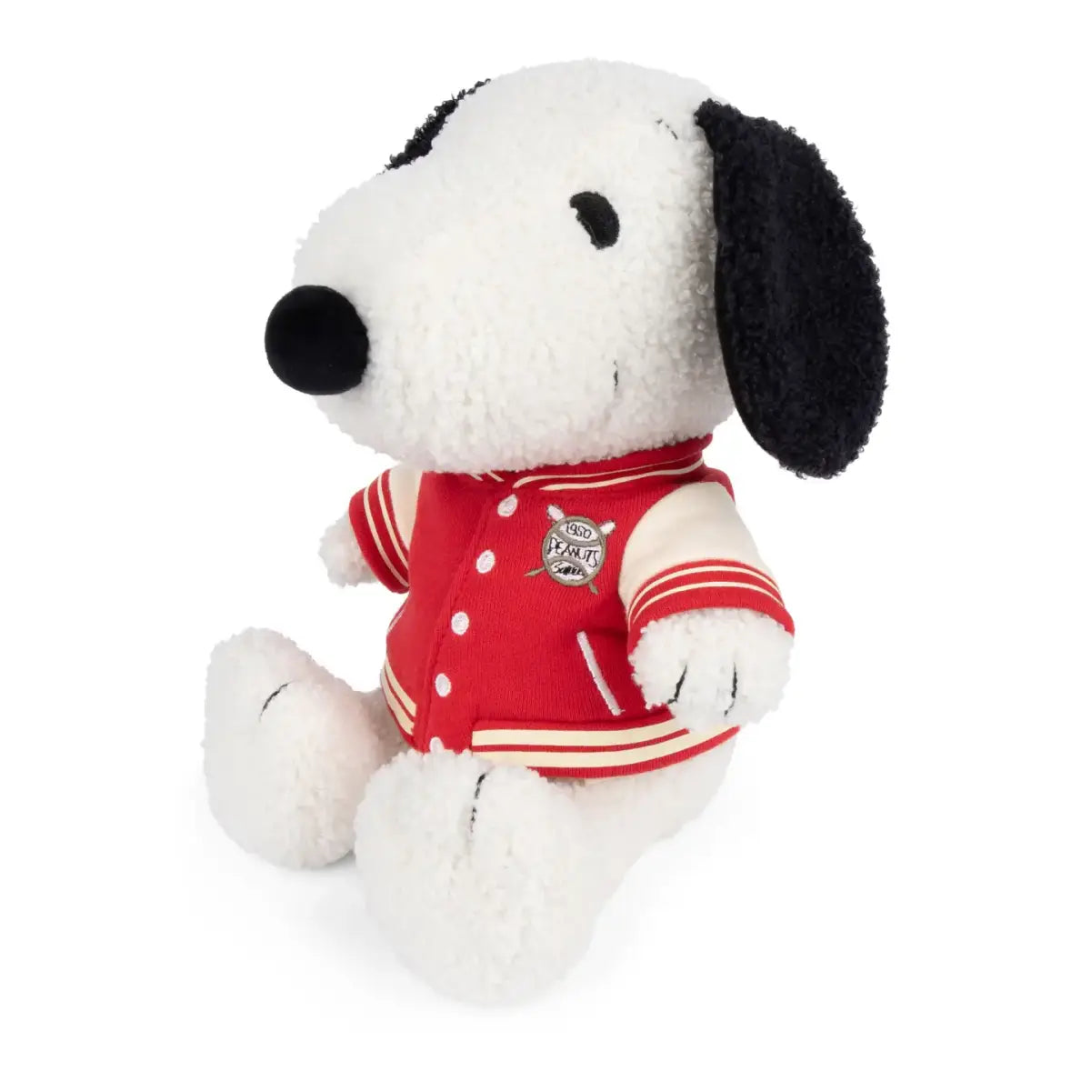 Snoopy with varsity jacket
