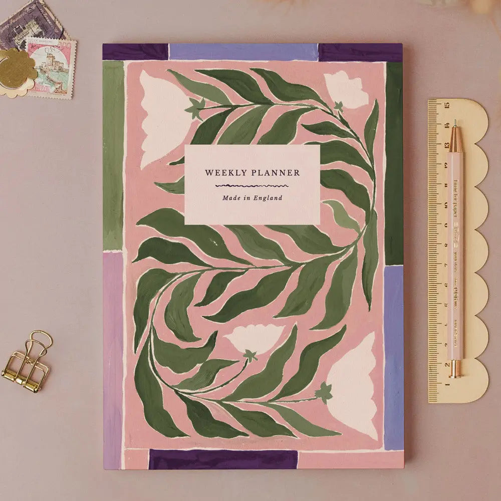 Nurture botanical weekly planner