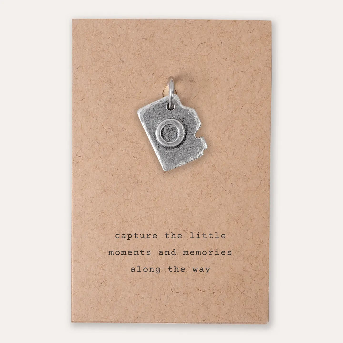 Memories are made with every pin on the map keyring charm image 0
