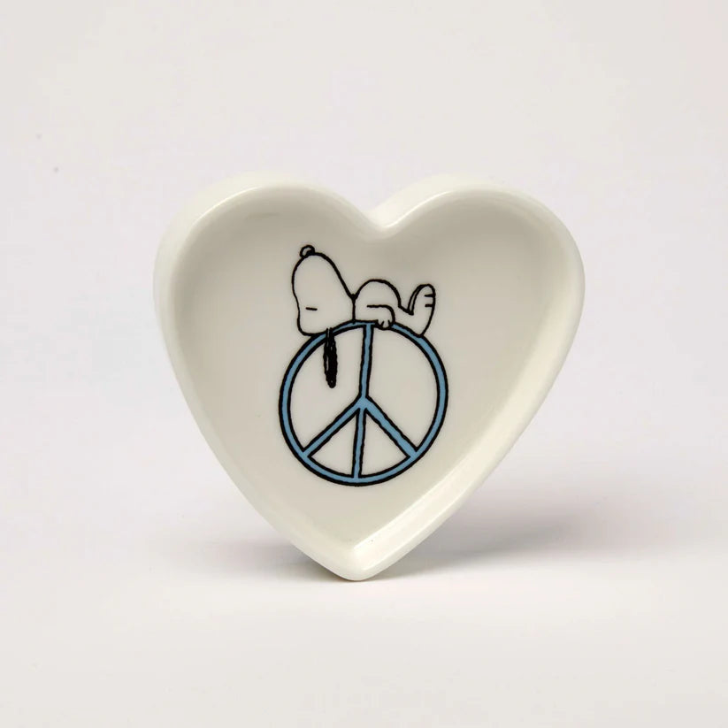 Peanuts heart trinket dish peace  image 1
