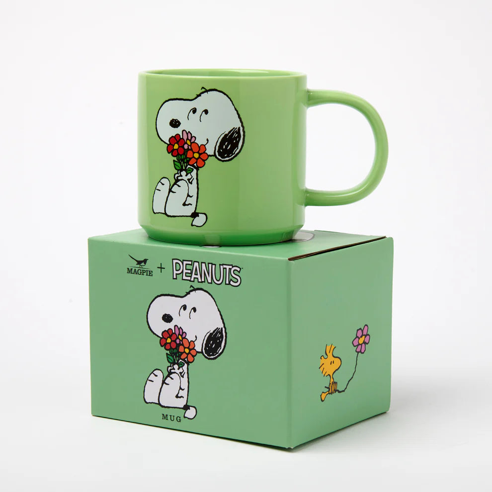 Peanuts flowers mug  image 0