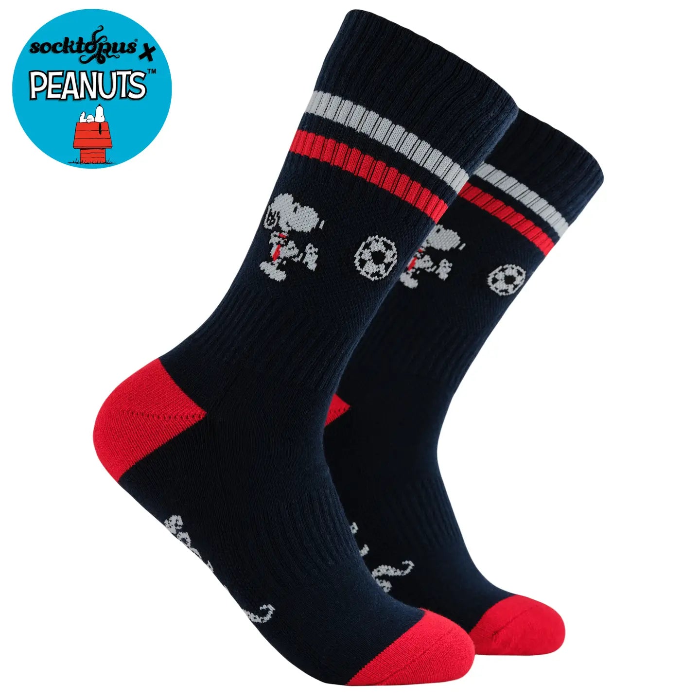 Football athletic socks snoopy