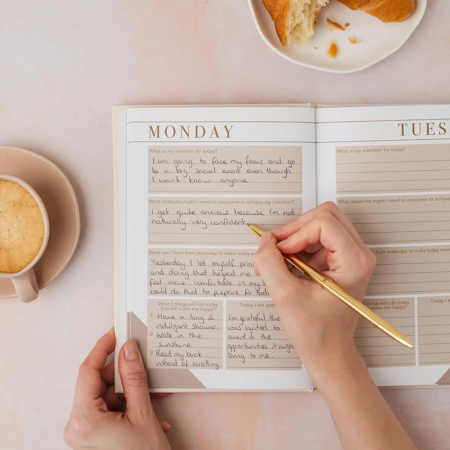 Goal setting journal self care & wellbeing  image 3