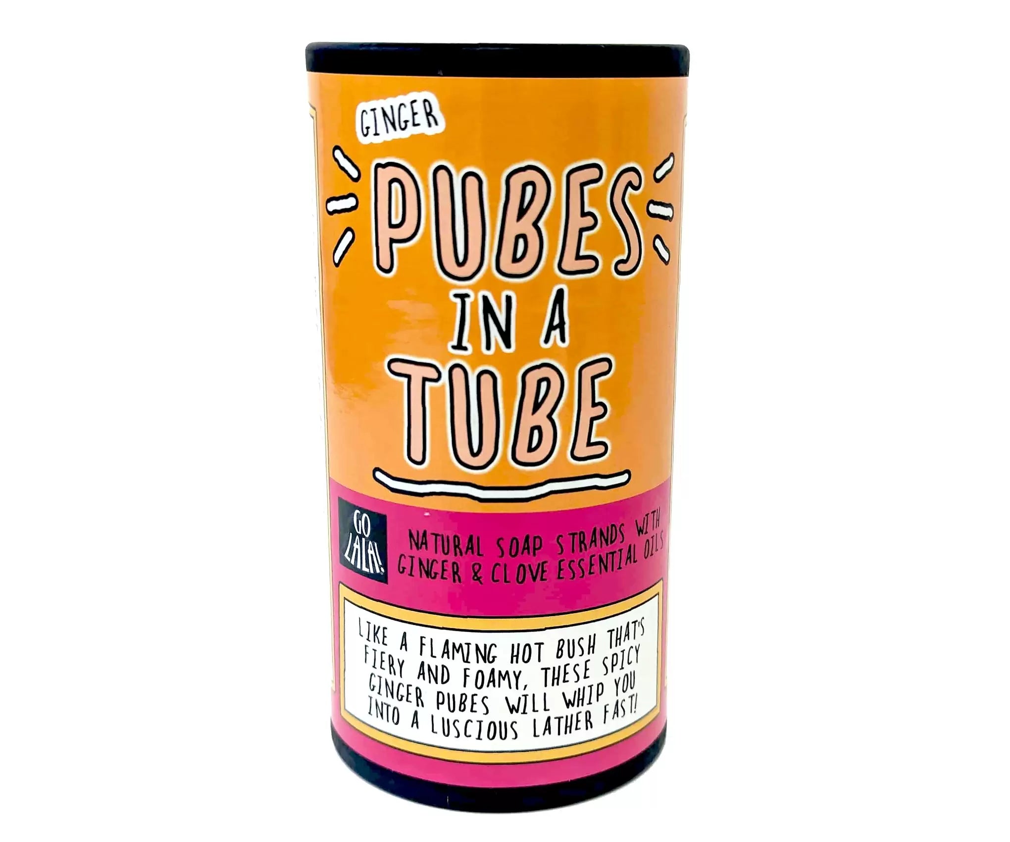 Ginger pubes in a tube