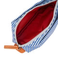 Pimlico Red/Blue hickory recycled canvas pouch image 1