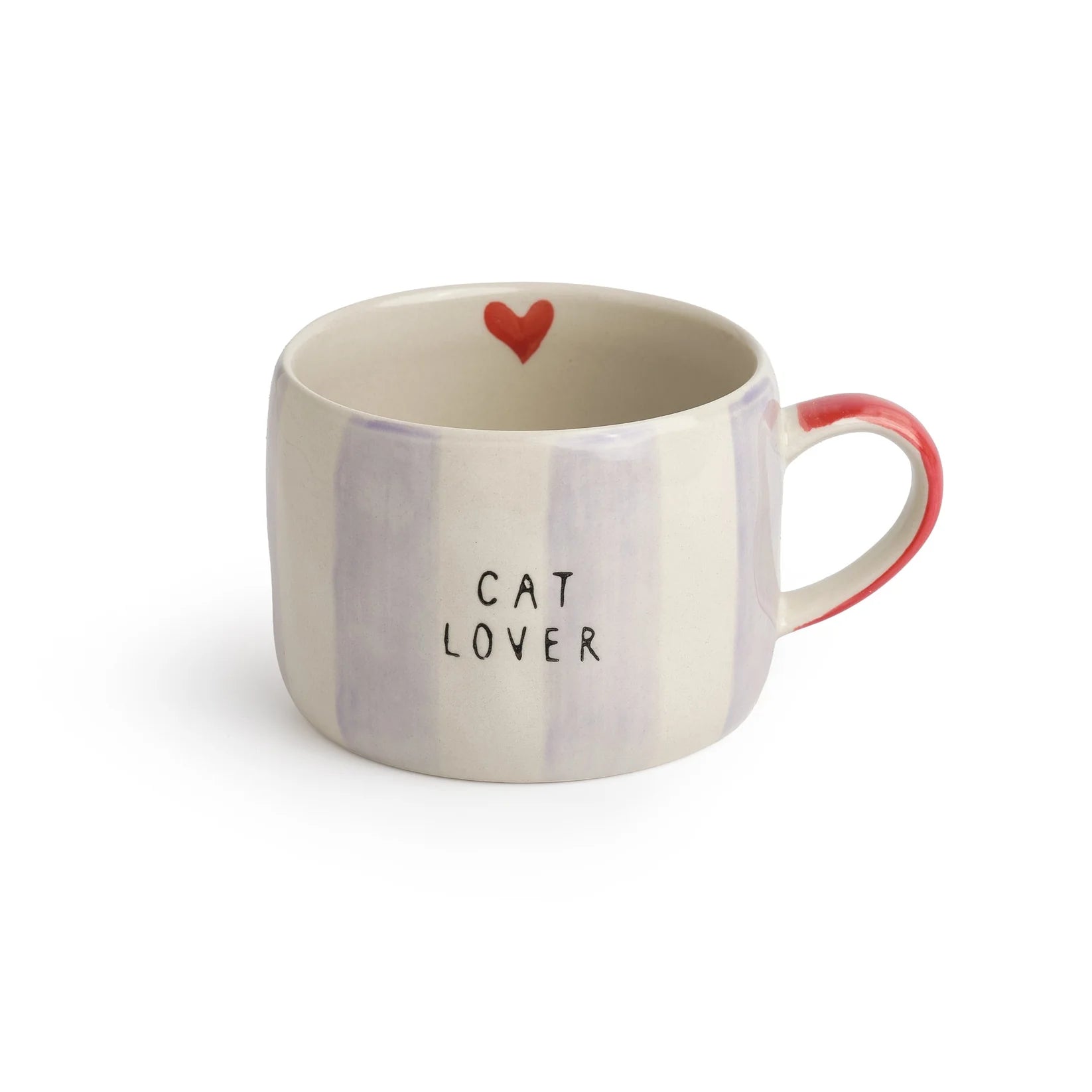 Cat lover stoneware mug