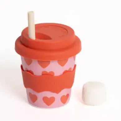 Red heart babychino cup