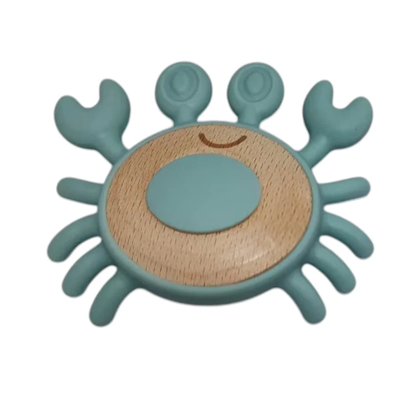 Crab teether - blue image 0