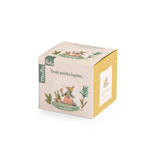 Moulin roty snow globe trois petits lapins image 1