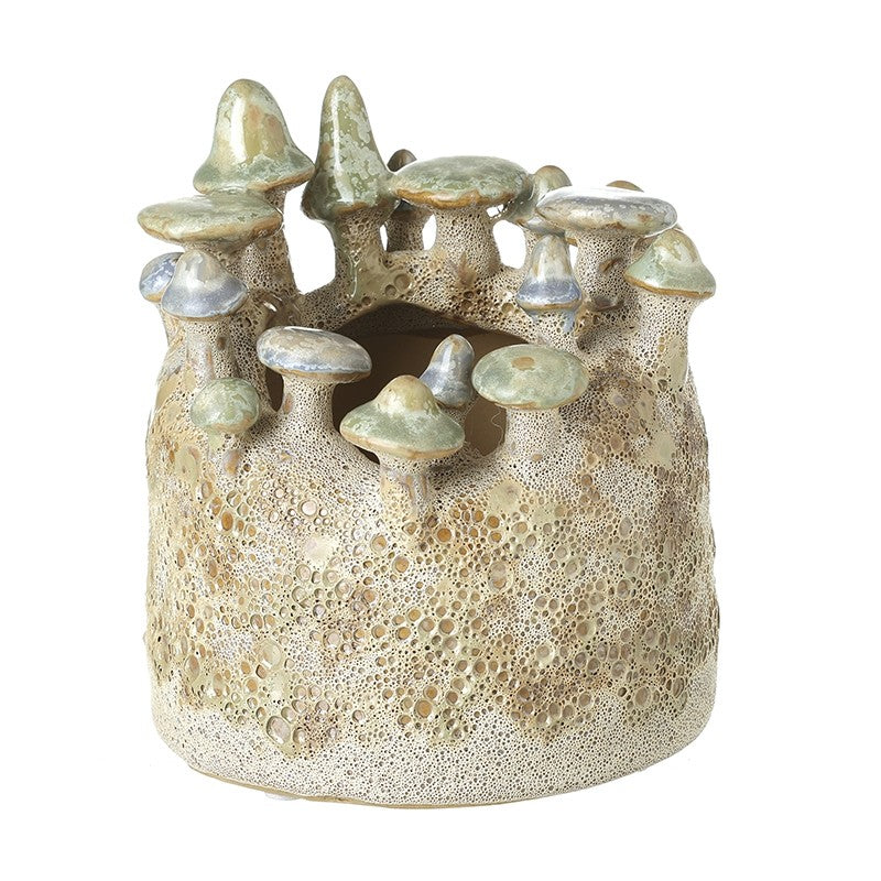 Large pot with mushrooms image 0