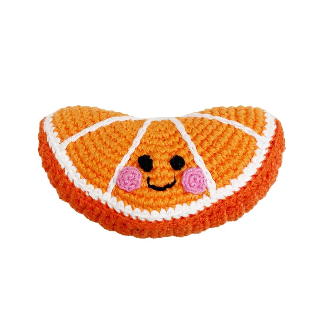 Baby toy friendly orange rattle  image 0