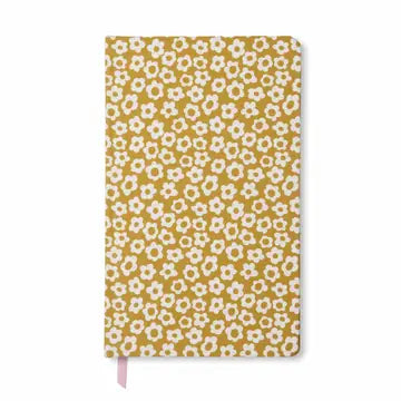 Designworks Ink Soft Touch Journal - Ochre Groovy Floral image 0