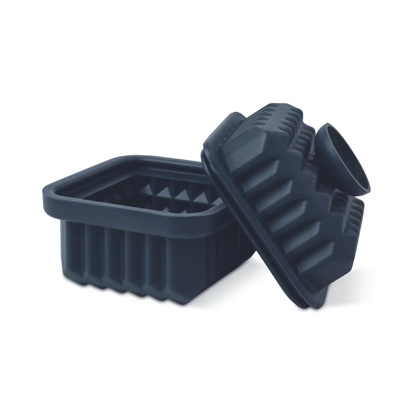 The Brock Faceted Ice Mould - navy