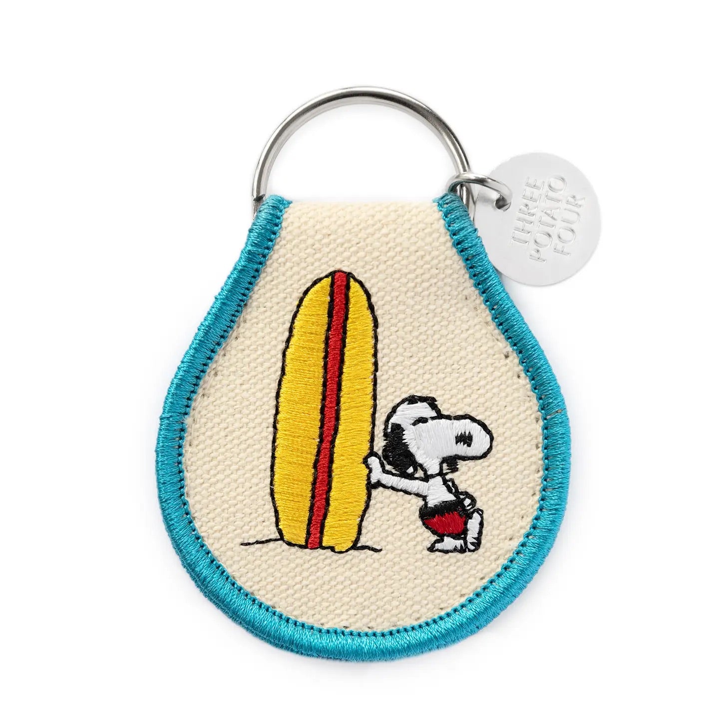Snoopy surf patch keychain  image 0
