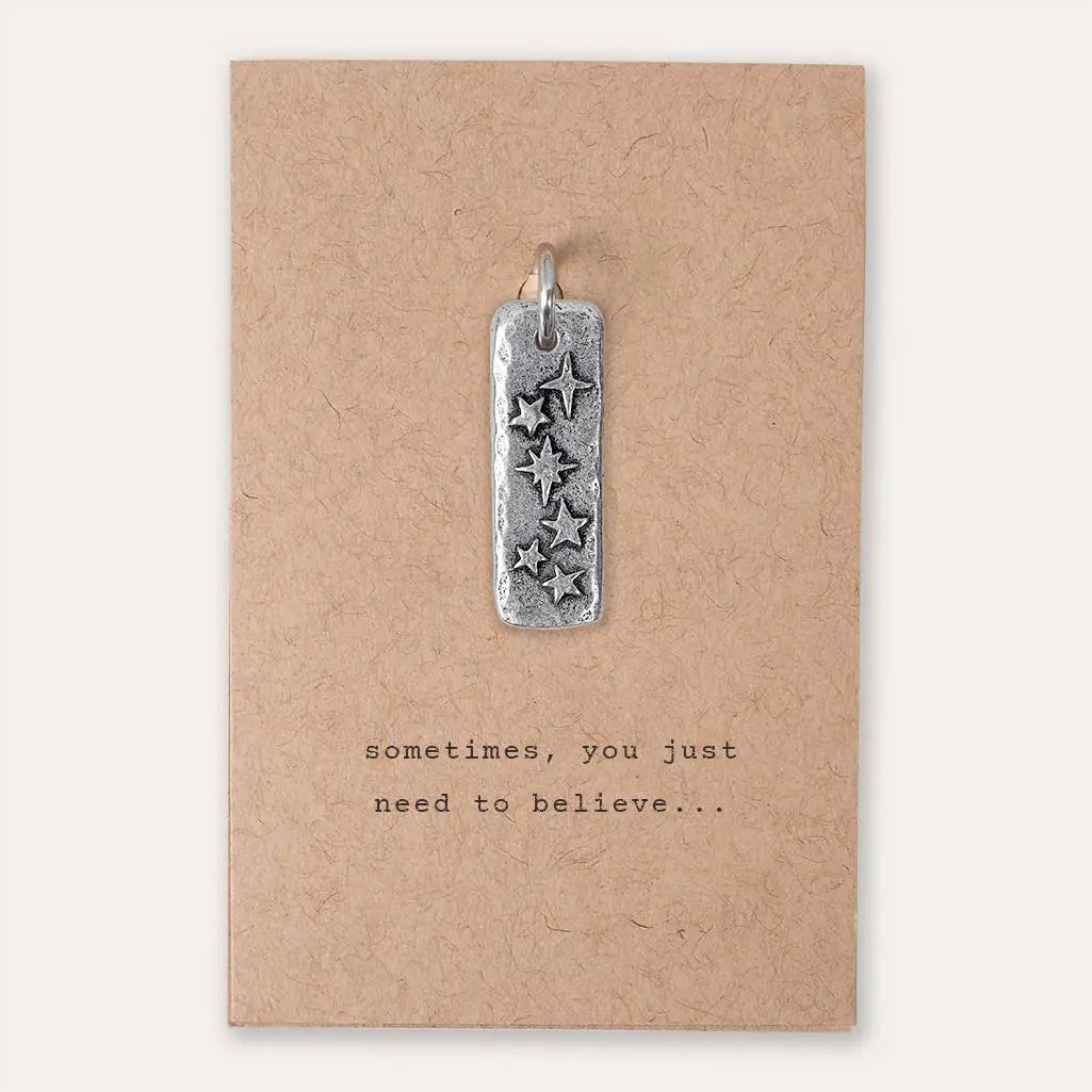 Believe starts keyring charm  image 0