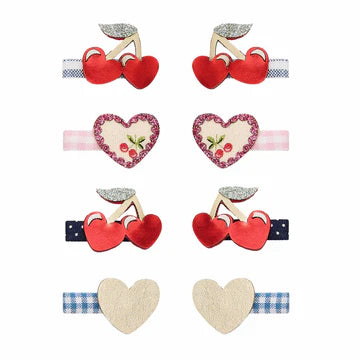Red cherries mini clips
