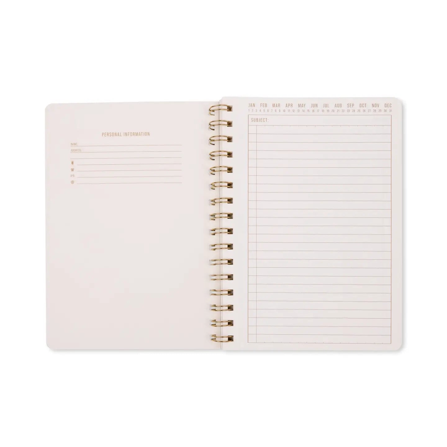 Designworks Ink Tulip A5 Twin Wire Notebook - Green Lattice