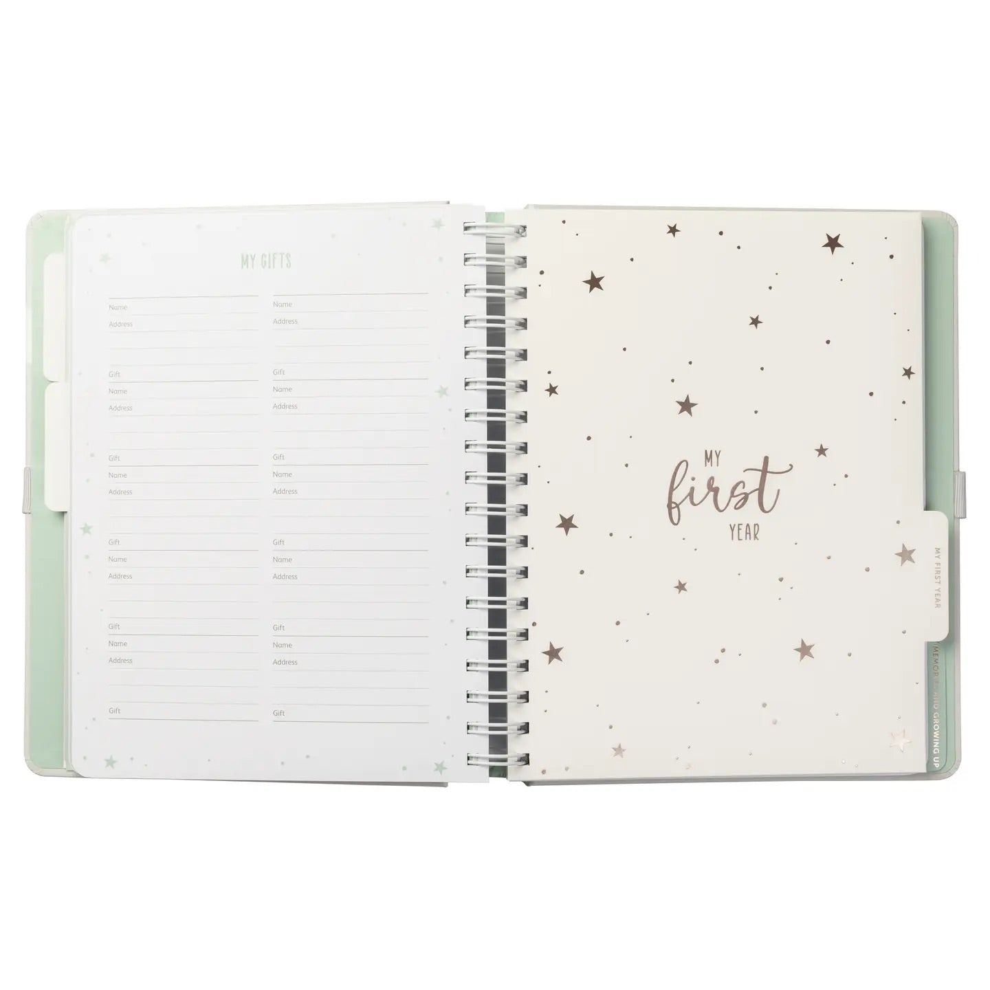 Baby journal - sage green  image 2