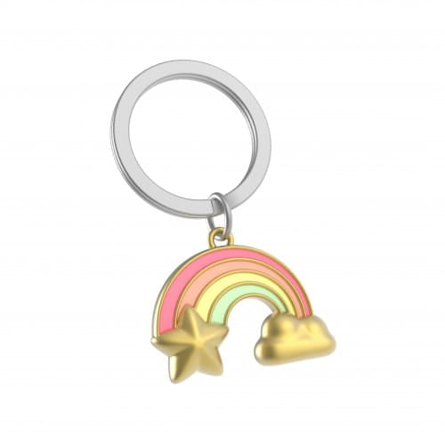 Rainbow keyring image 1