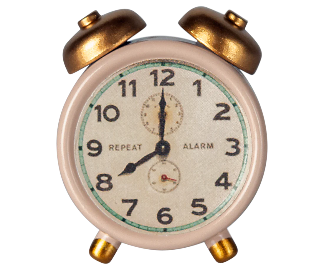 Maileg pink alarm clock  image 0