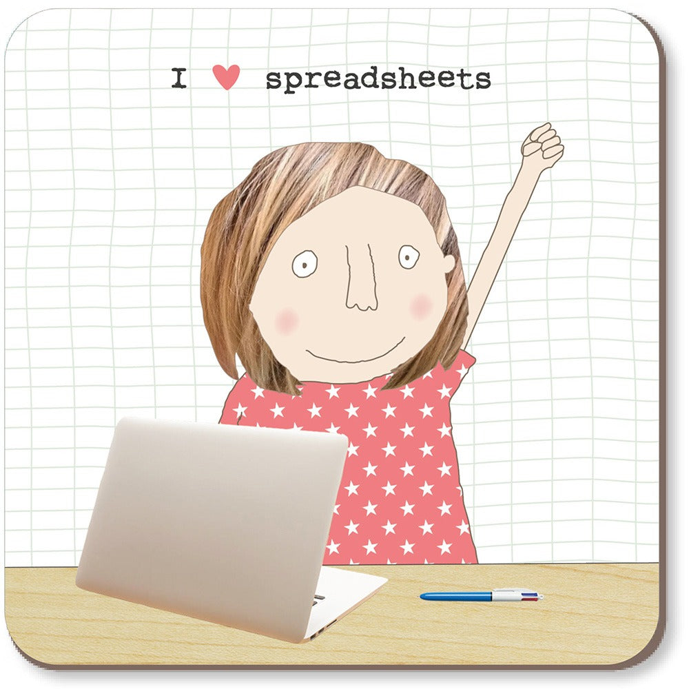 Spreadsheets coaster  image 0