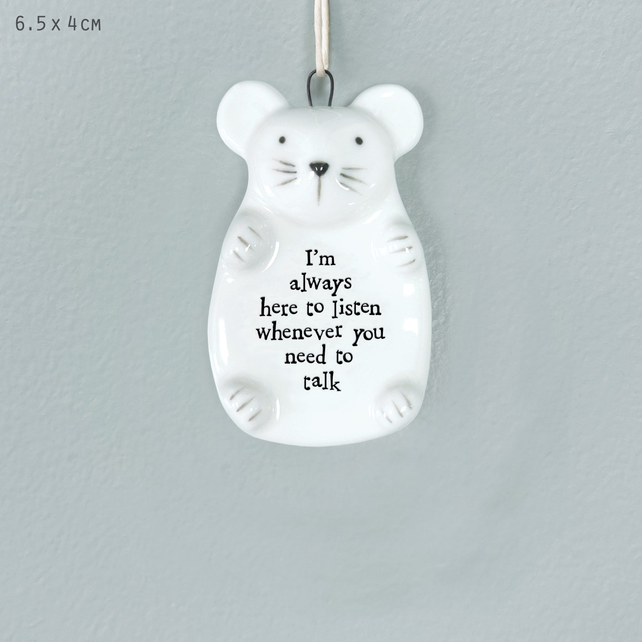 Need to talk mouse hanging charm  image 0