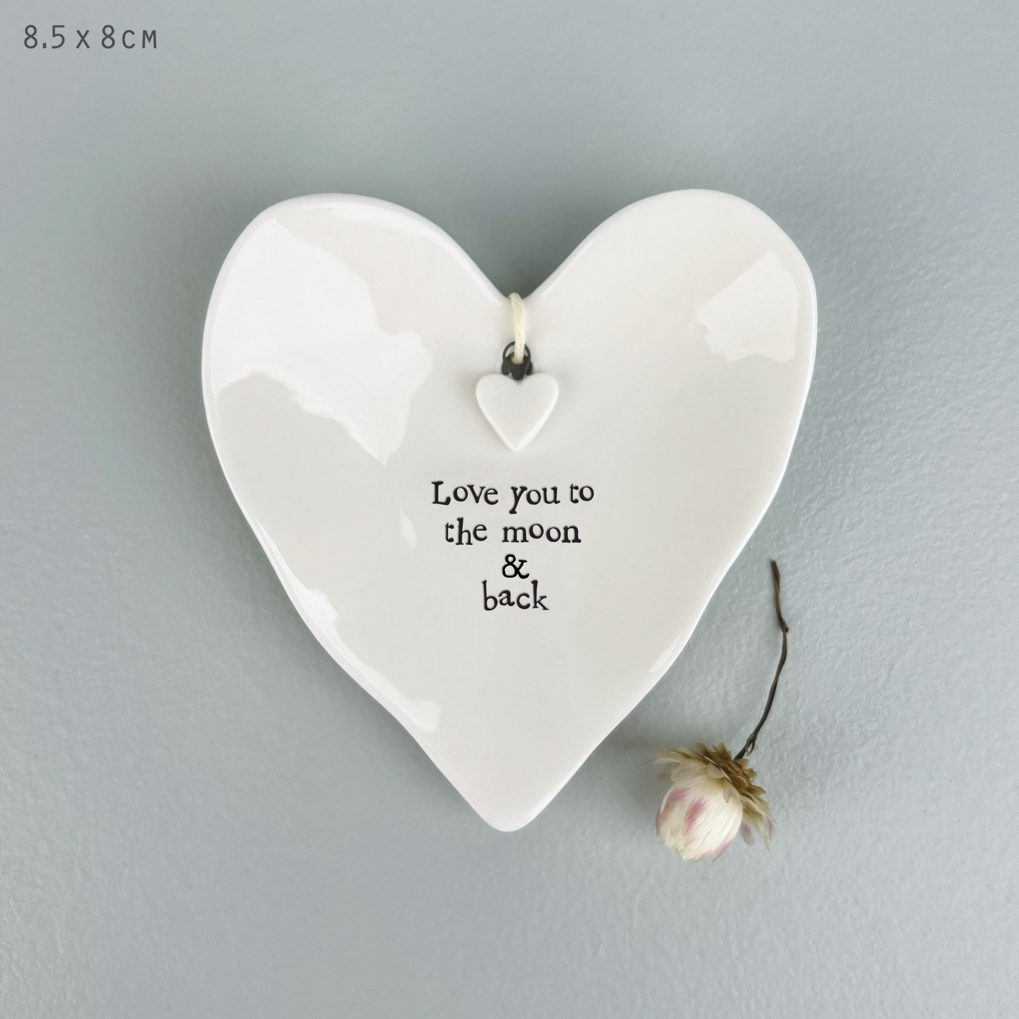 Love you to the moon and back dish image 0