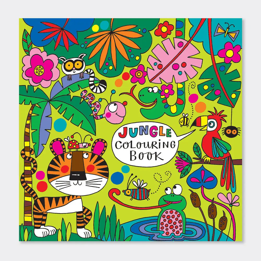 Jungle colouring book