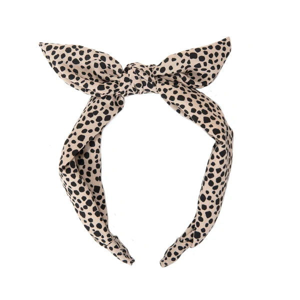 Leopard love tie headband  image 0